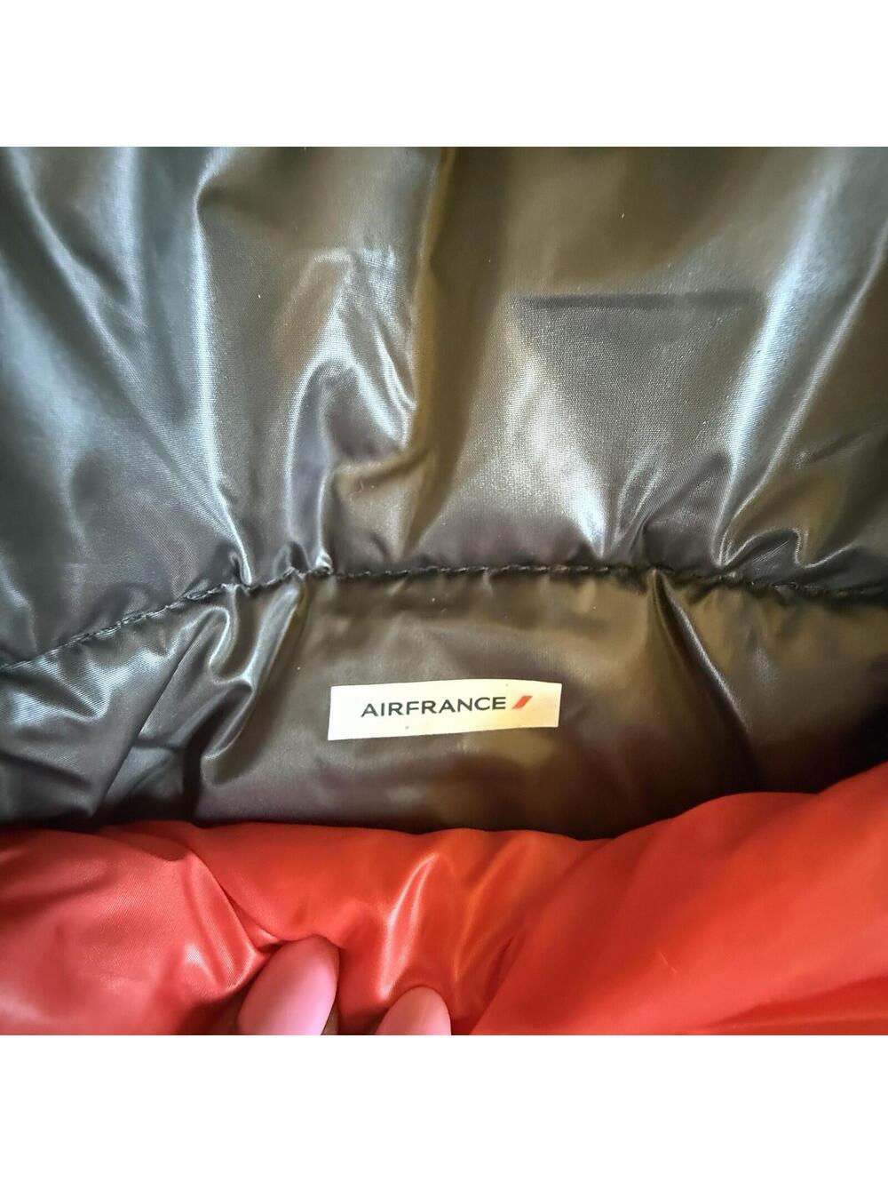 🔴 AIR FRANCE Premium Economy Blue And Orange Amenity Kit Bag with Eye Masks 🔴 - Picture 5 of 9